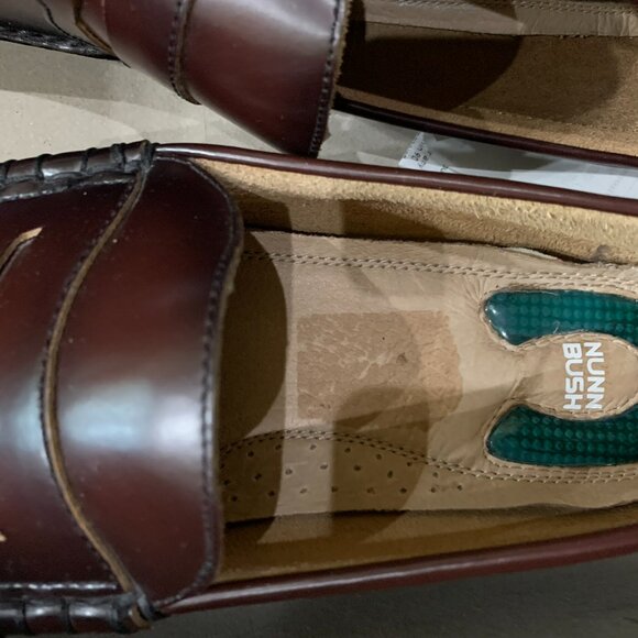 NIB Nunn Bush Dark Brown Leather Slip-On Loafers Sz 13M main image 7